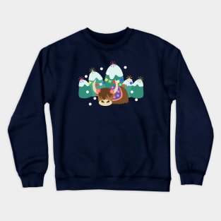 Sleeping Tibetan Yak Crewneck Sweatshirt